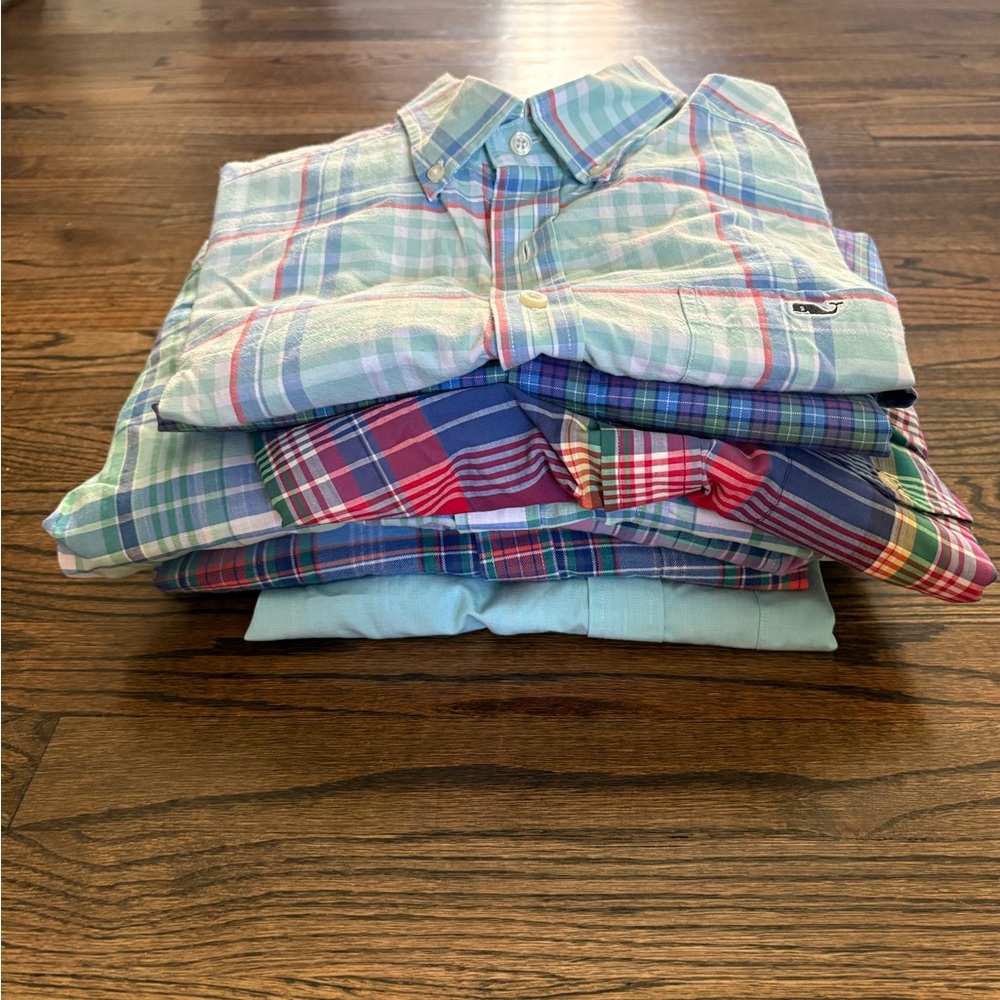 Vineyard Vines Men's Multicolor Plaid Shirts